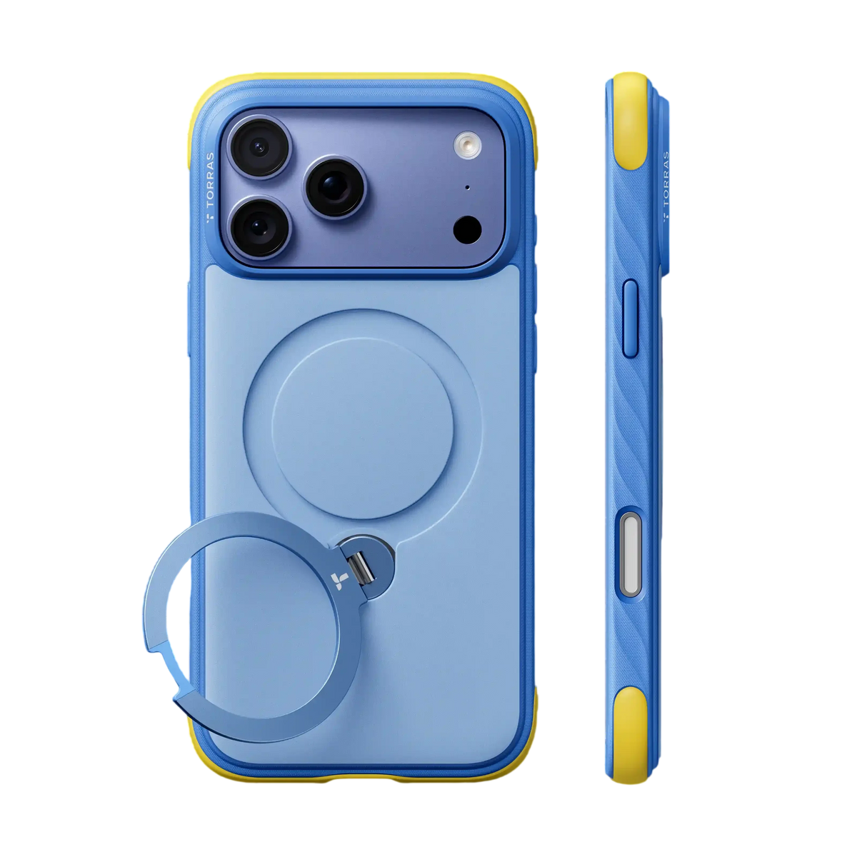 Torras Ostand Q3 Rugg Case for iPhone 18 Pro Max - Blue #color_blue