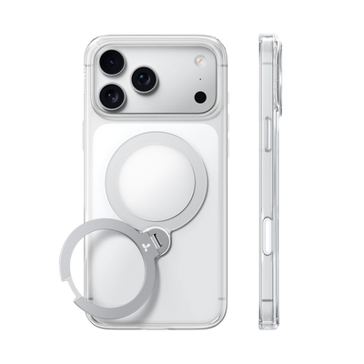 Torras Ostand Q3 Spin Case for iPhone 18 Pro Max - Clear #color_clear