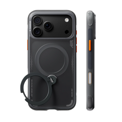 Torras Ostand Q3 Air Case for iPhone 18 Pro Max - Black #color_black