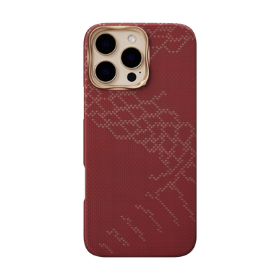 Pitaka حافظة منسوجة Snake Ridge (إصدار محدود) Tactile Woven لهاتف iPhone 16 Pro