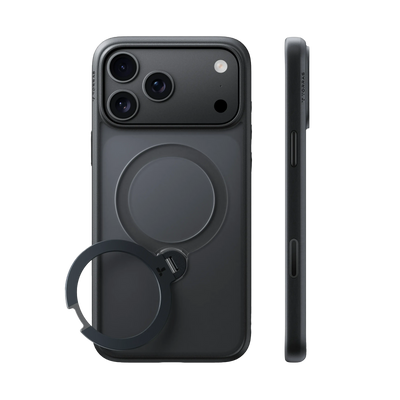 Torras Ostand Q3 Spin Case for iPhone 18 Pro Max - Black #color_black