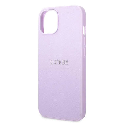 Guess Leather Saffiano Case with Metal Logo for iPhone 13 / iPhone 14