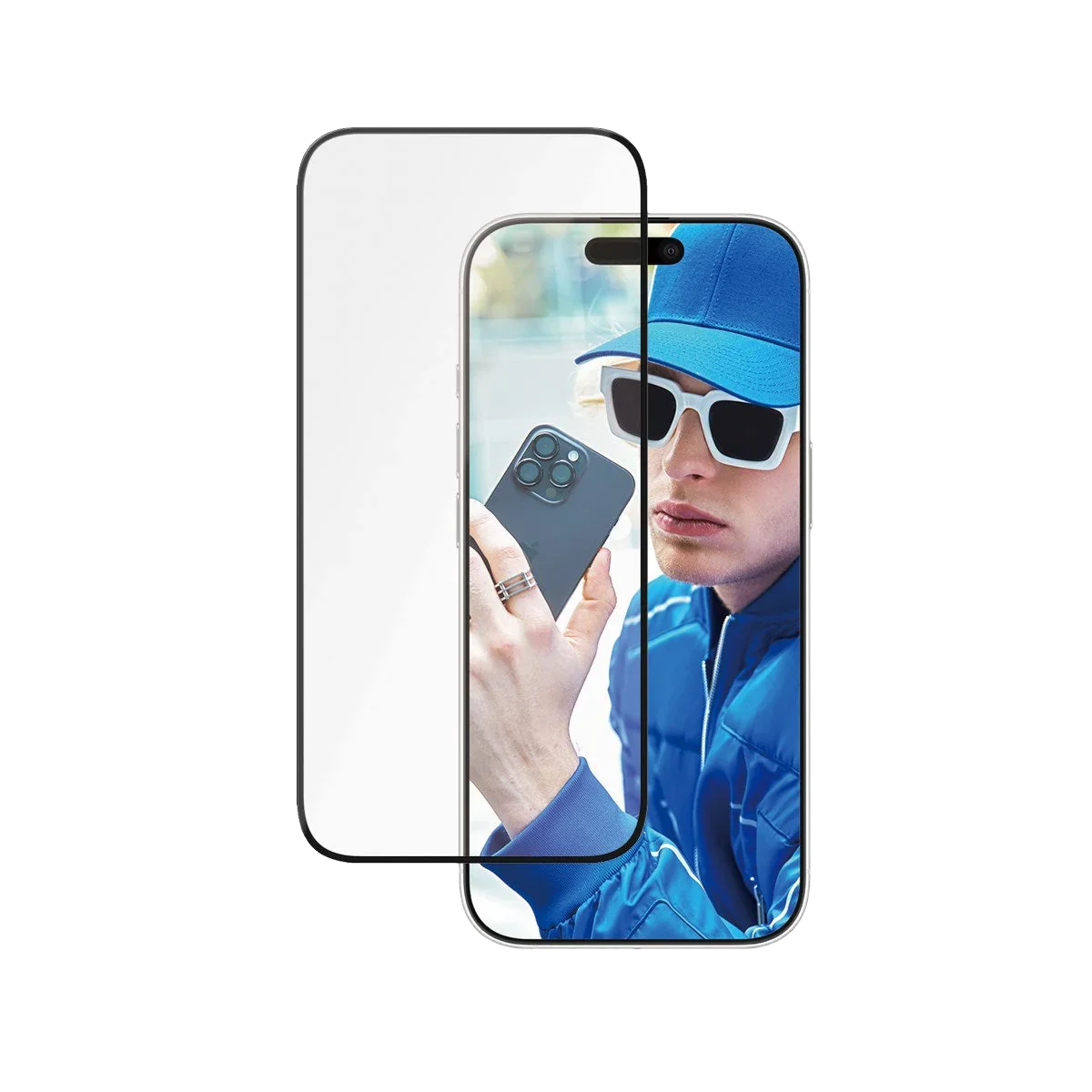 واقي شاشة PanzerGlass® سيراميك لـ iPhone 16 Pro | مقاس عريض جدًا