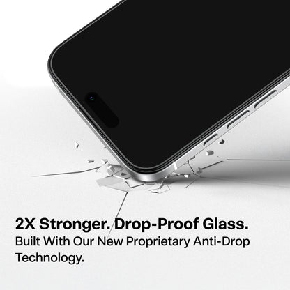 TORRAS GlassGo Tempered Glass Privacy Screen Protector for iPhone 17 Pro Max / 17 Pro / Air / 17 - 1 Pack