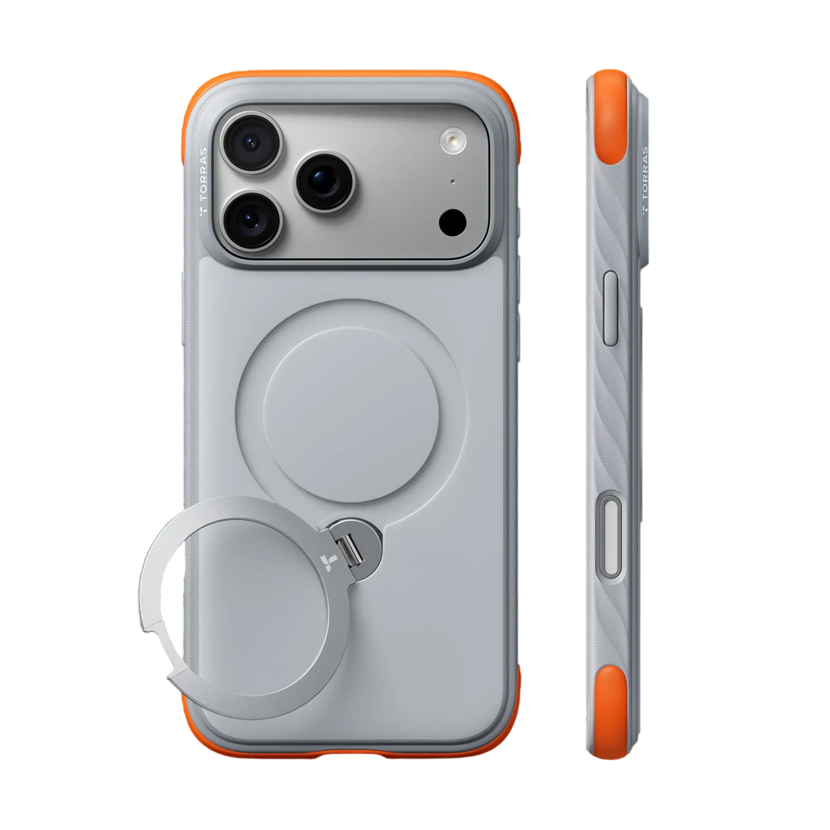 Torras Ostand Q3 Rugg Case for iPhone 18 Pro Max - White #color_white