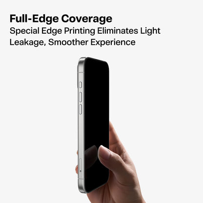TORRAS GlassGo Tempered Glass Privacy Screen Protector for iPhone 17 Pro Max / 17 Pro / Air / 17 - 1 Pack