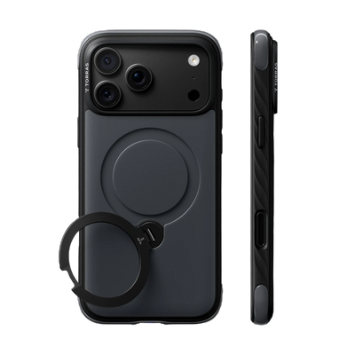 Torras Ostand Q3 Rugg Case for iPhone 18 Pro Max - Black #color_black