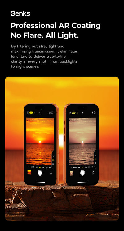 Benks Integrated Matte Transparent Protector for iPhone 17 Pro