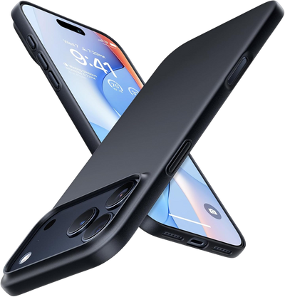 حافظة TORRAS SlimFit MagSafe سوداء لهاتف iPhone 17 Pro Max / 17 Pro / Air / 17