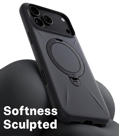 Torras Ostand Q3 Silicone Case for iPhone 18 Pro - Grey #color_grey