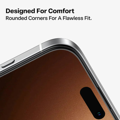 حامي شاشة زجاجي TORRAS GlassGo مقسى لهاتف iPhone 17 Pro Max / 17 Pro / Air / 17- 1 عبوة
