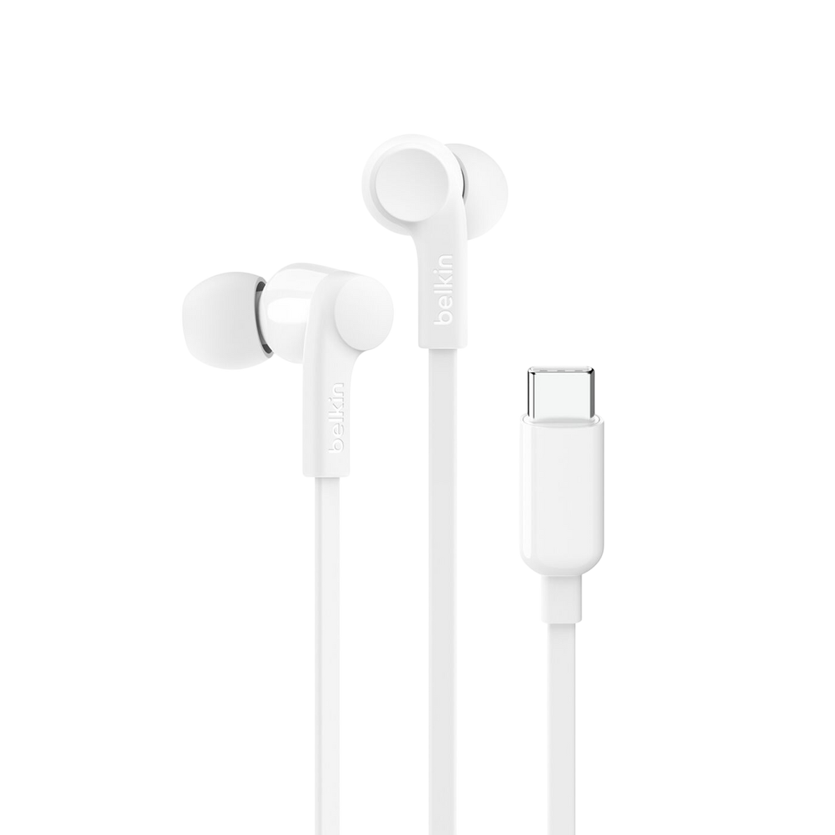 Belkin SoundForm Wired Earbuds with USB-C Connector - White #color_white