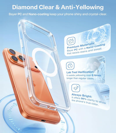 حافظة TORRAS SlimFit MagSafe لهاتف iPhone 17 Pro Max / 17 Pro / Air / 17