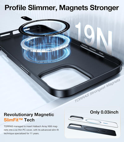 حافظة توراس SlimFit MagSafe لـ آيفون 16 برو