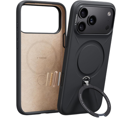 Torras Ostand Q3 Silicone Case for iPhone 18 Pro - Grey #color_grey