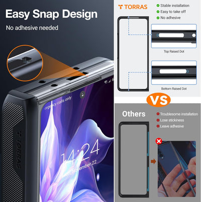 حافظة TORRAS Armor Stand لهاتف Galaxy Z Fold 6 [حماية مفصلية بمواصفات عسكرية]