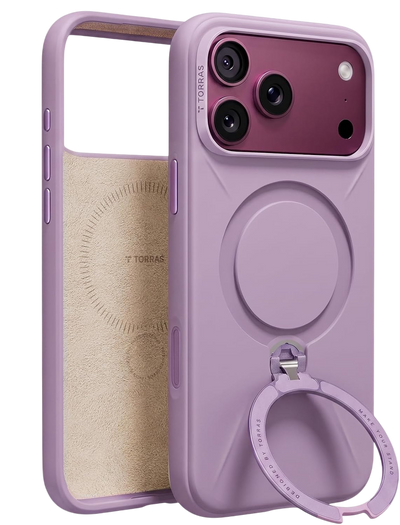 Torras Ostand Q3 Silicone Case for iPhone 18 Pro Max - Purple #color_purple