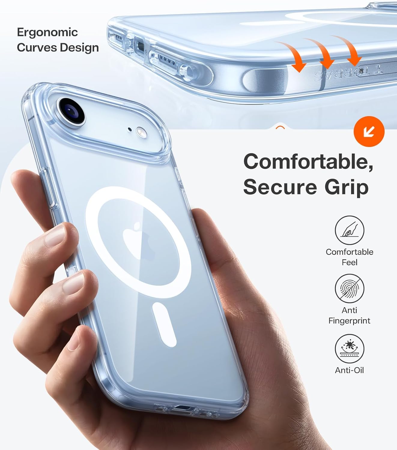 TORRAS SlimFit MagSafe Case for iPhone 17 Pro Max / 17 Pro / Air / 17