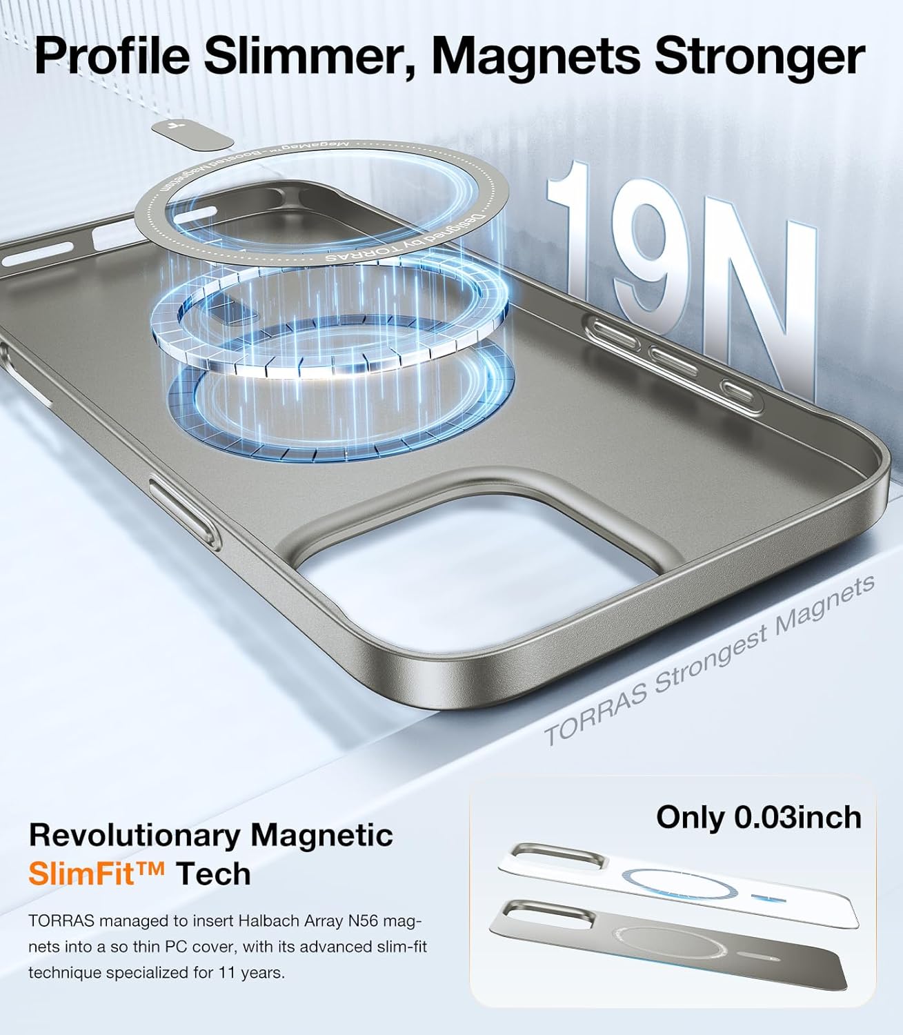 حافظة توراس SlimFit MagSafe لـ آيفون 16 برو
