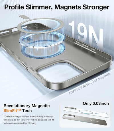 حافظة توراس SlimFit MagSafe لـ آيفون 16 برو