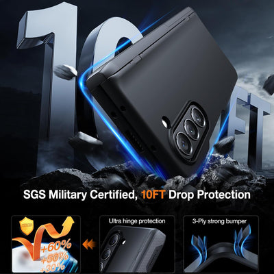 حافظة TORRAS Armor Stand لهاتف Galaxy Z Fold 6 [حماية مفصلية بمواصفات عسكرية]