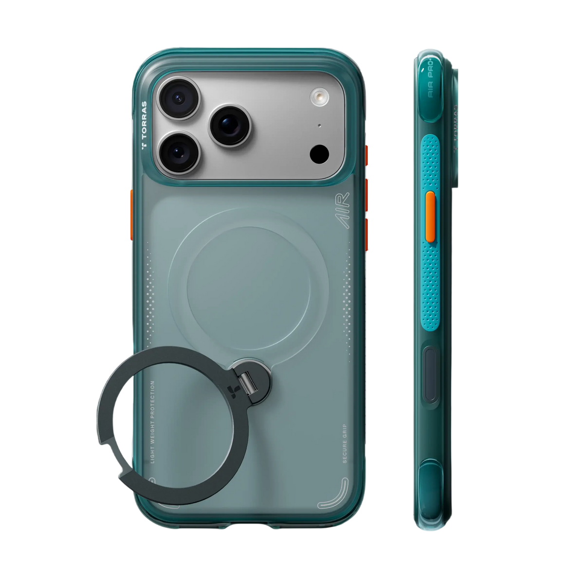 Torras Ostand Q3 Air Case for iPhone 18 Pro Max - Green #color_green