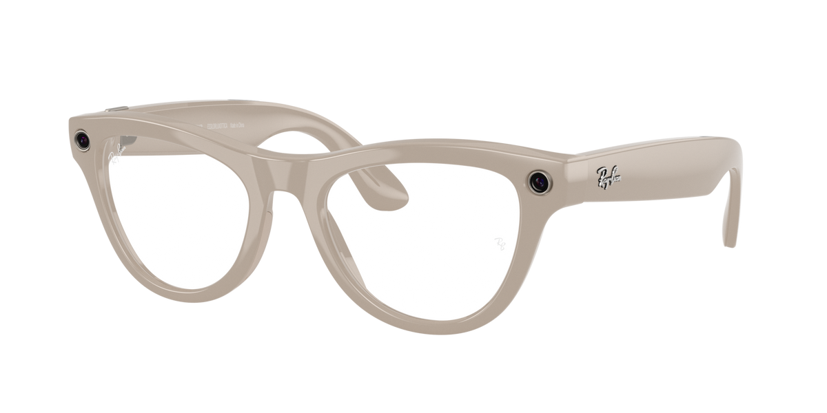 Ray-Ban Meta Skyler Gen 1 - Shiny Chalky Grey / Transition Sapphire