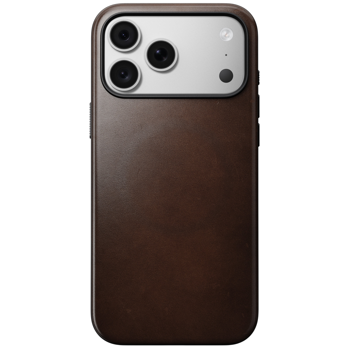 Nomad Modern Leather Case for iPhone 18 Pro Max - Rustic Brown (Horween), view 4 
