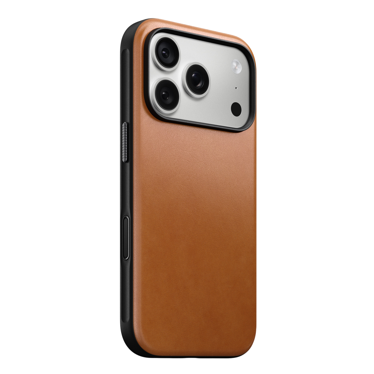 Nomad Modern Leather Case for iPhone 18 Pro - Saddle (Horween) 