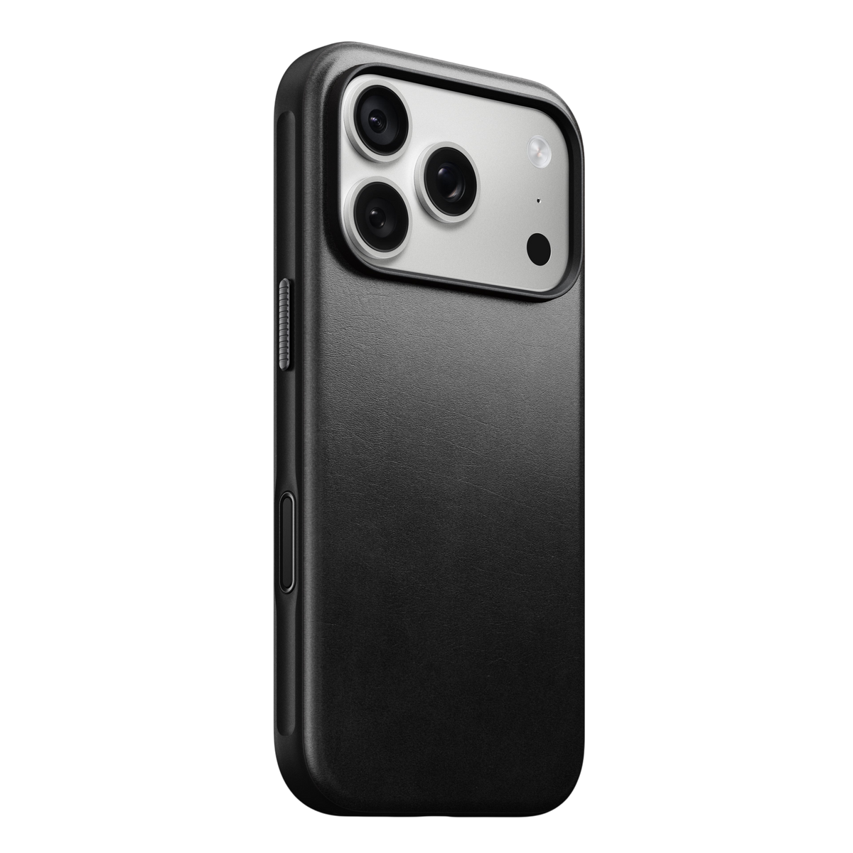 Nomad Modern Leather Case for iPhone 18 Pro - Black (Horween) 