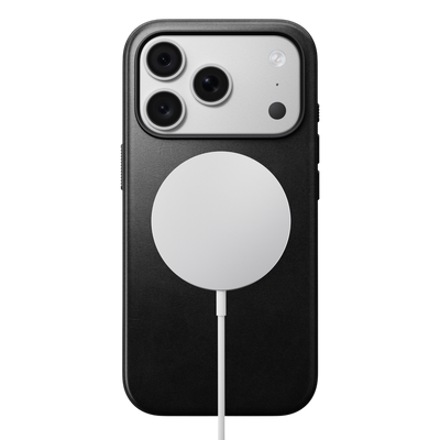 Nomad Modern Leather Case for iPhone 18 Pro - Black (Horween), view 2 