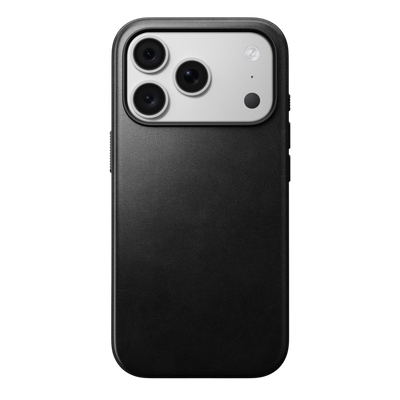 Nomad Modern Leather Case for iPhone 18 Pro - Black (Horween), view 3 
