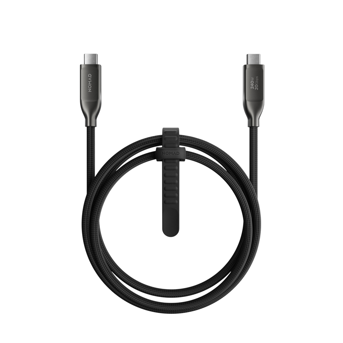 Nomad USB4 USB-C Cable Kevlar - Carbide - 1.0M