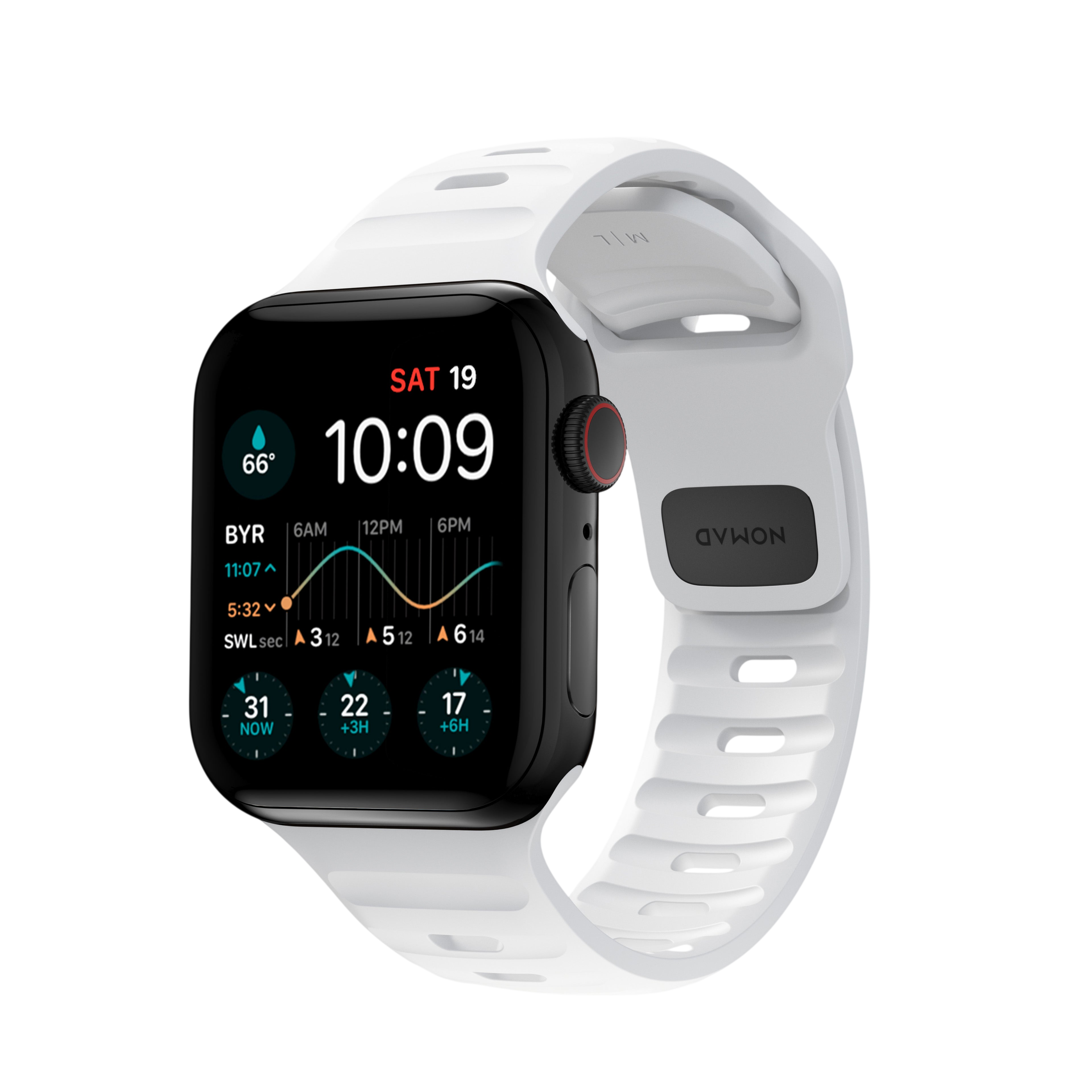 حزام Nomad Waterproof Sport لسلسلة Apple Watch 42mm / 41mm / 40mm