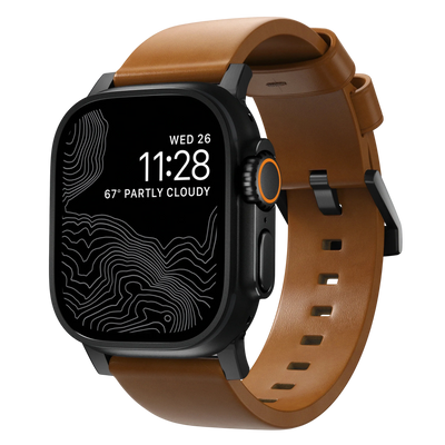 Nomad Modern Leather Band for Apple Watch Ultra 3 / 2 / 1 - 49mm