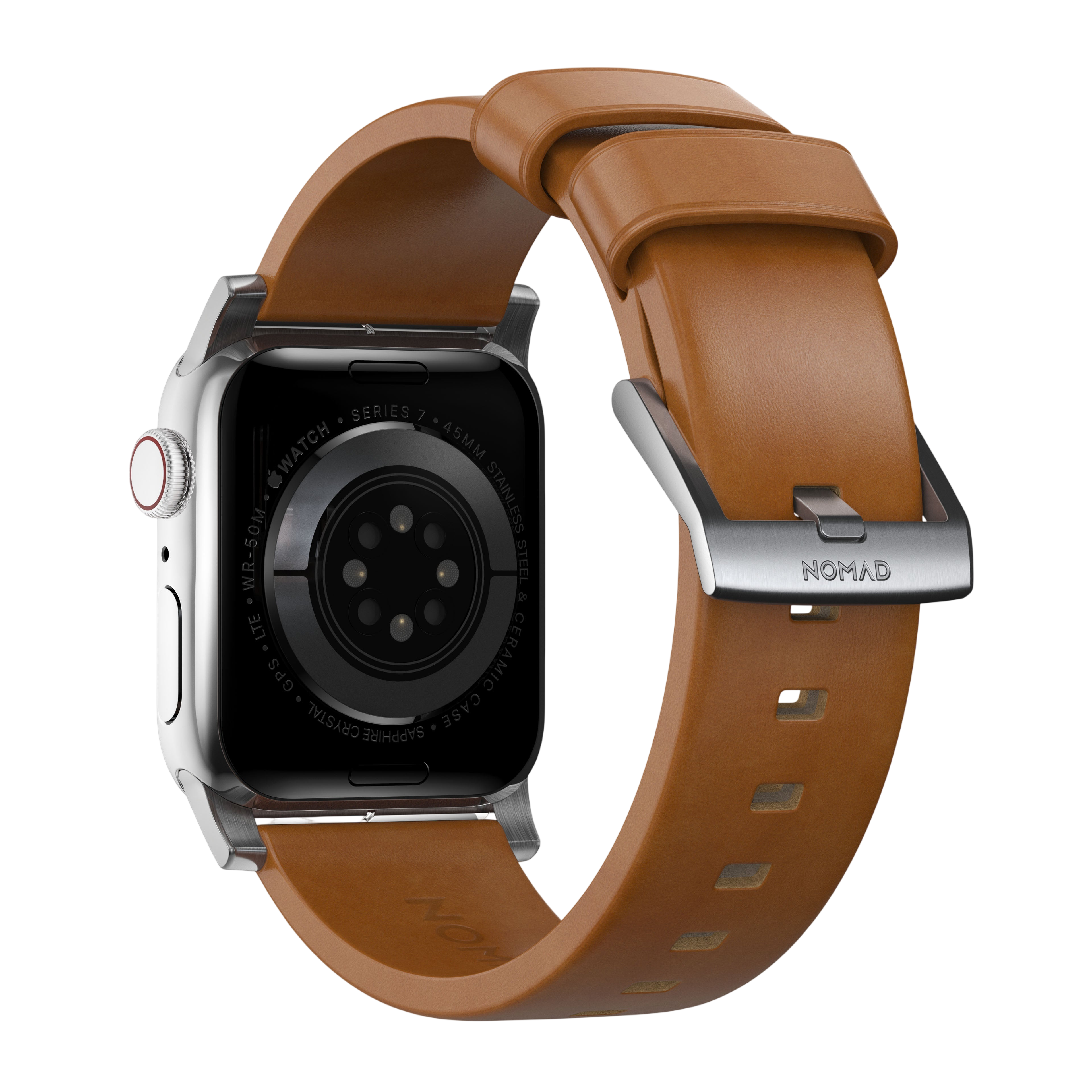 Nomad Modern Leather Band for Apple Watch Ultra 3 / 2 / 1 - 49mm - English Tan 