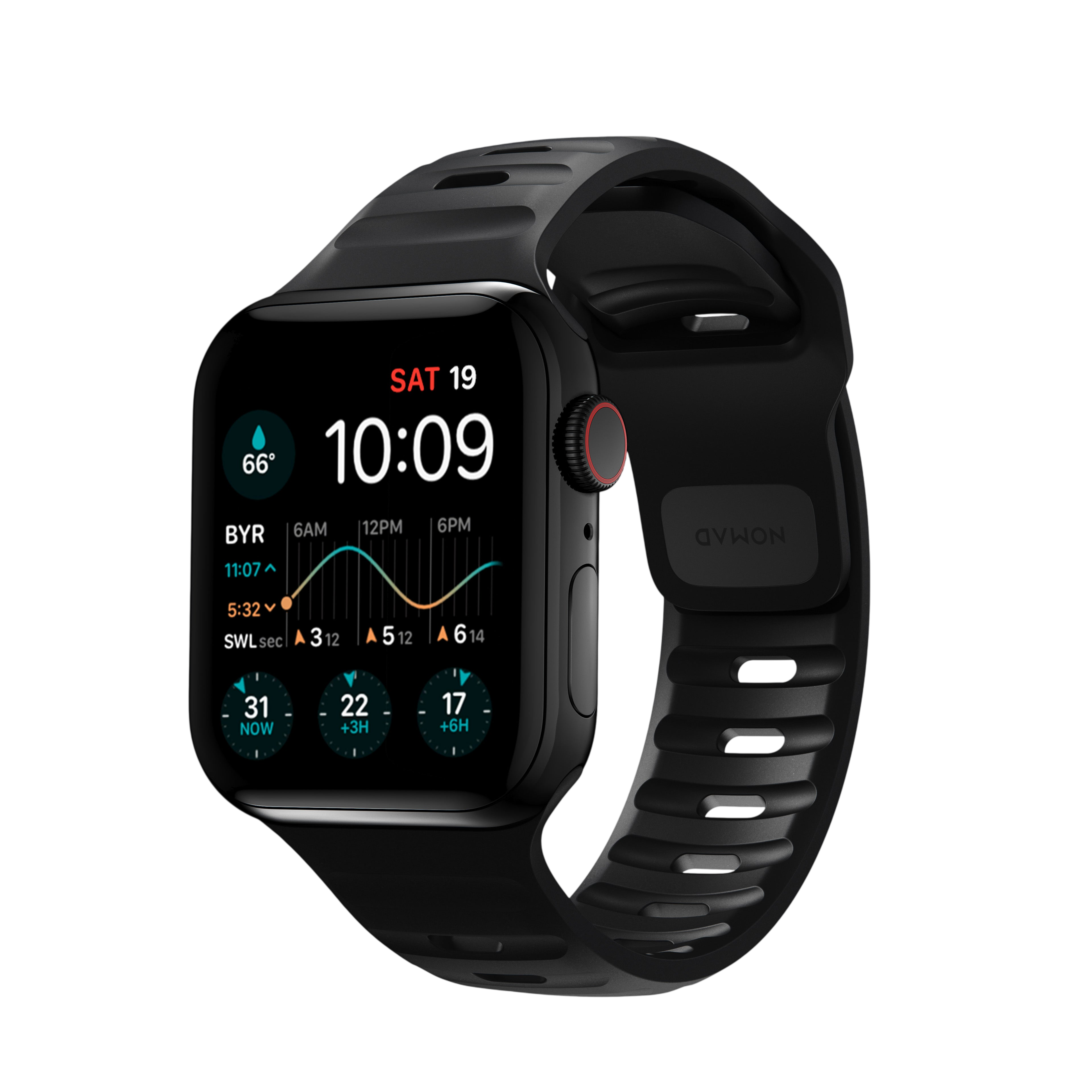 حزام Nomad Waterproof Sport لسلسلة Apple Watch 42mm / 41mm / 40mm