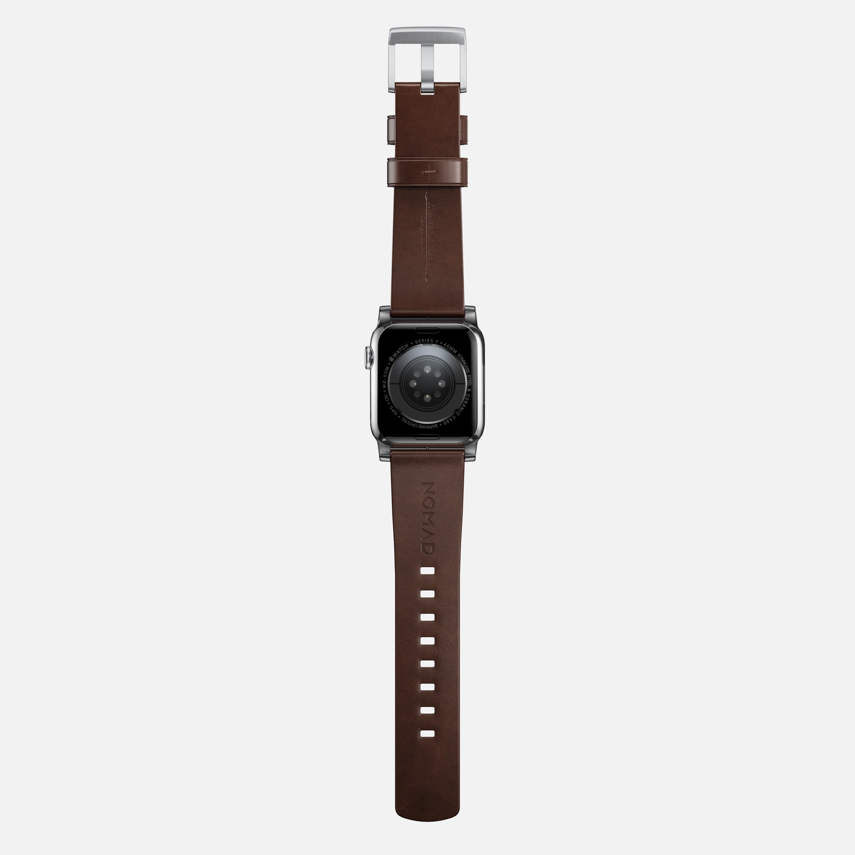 Nomad Modern Band for Apple Watch 49mm / 46mm / 45mm (Brown / Horween Leather)