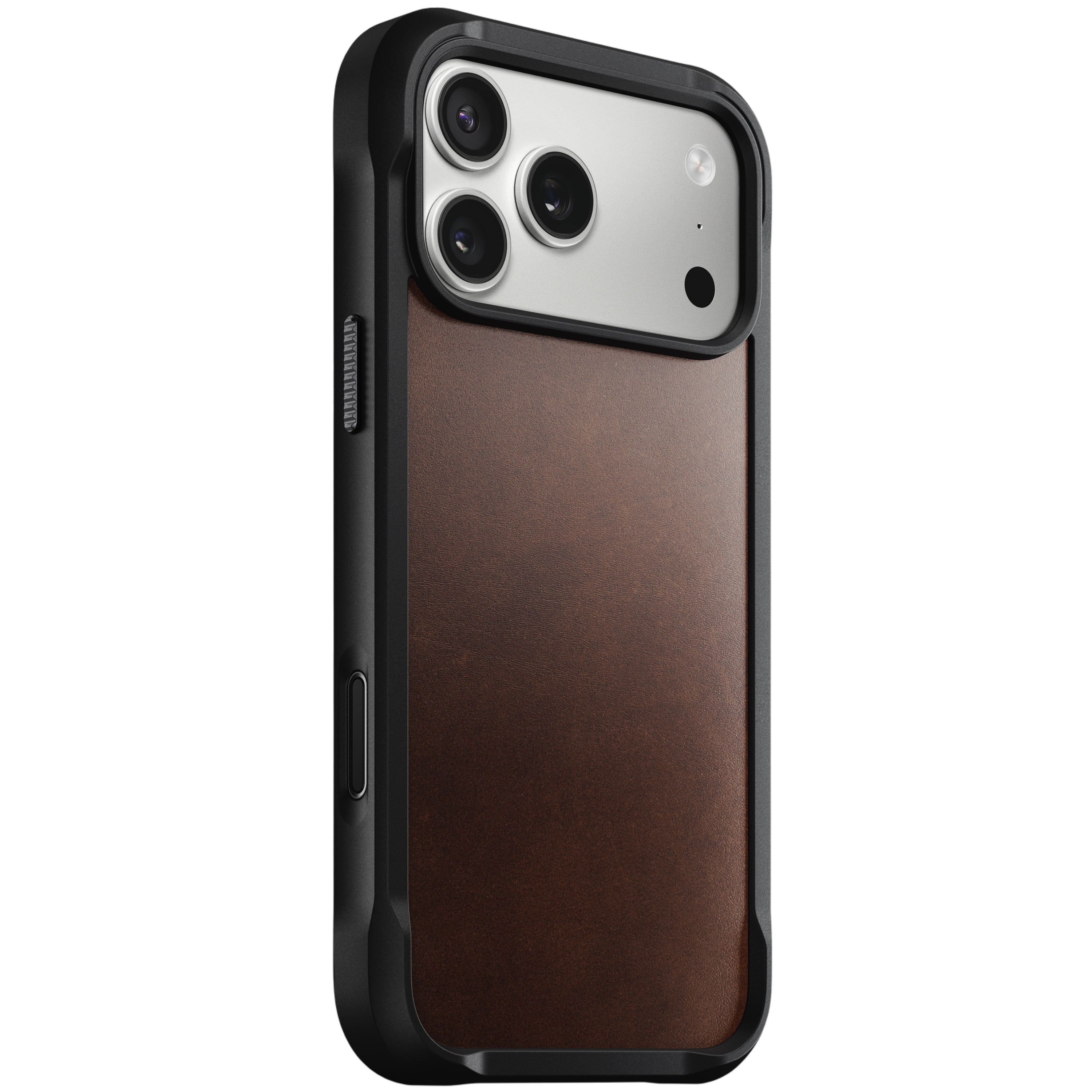 Nomad Rugged Leather Case for iPhone 17 Pro Max Horween)