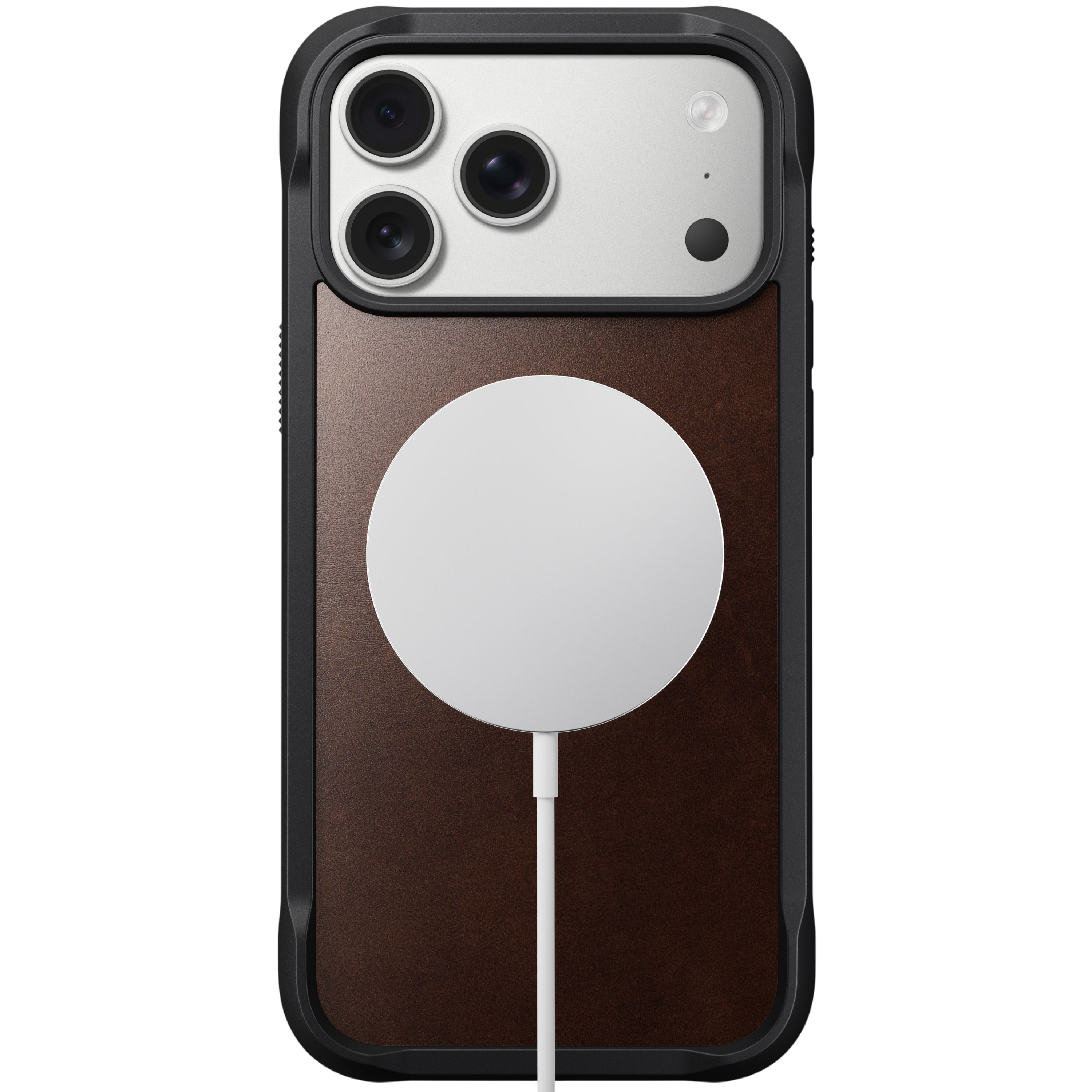 Nomad Rugged Leather Case for iPhone 17 Pro (Horween)