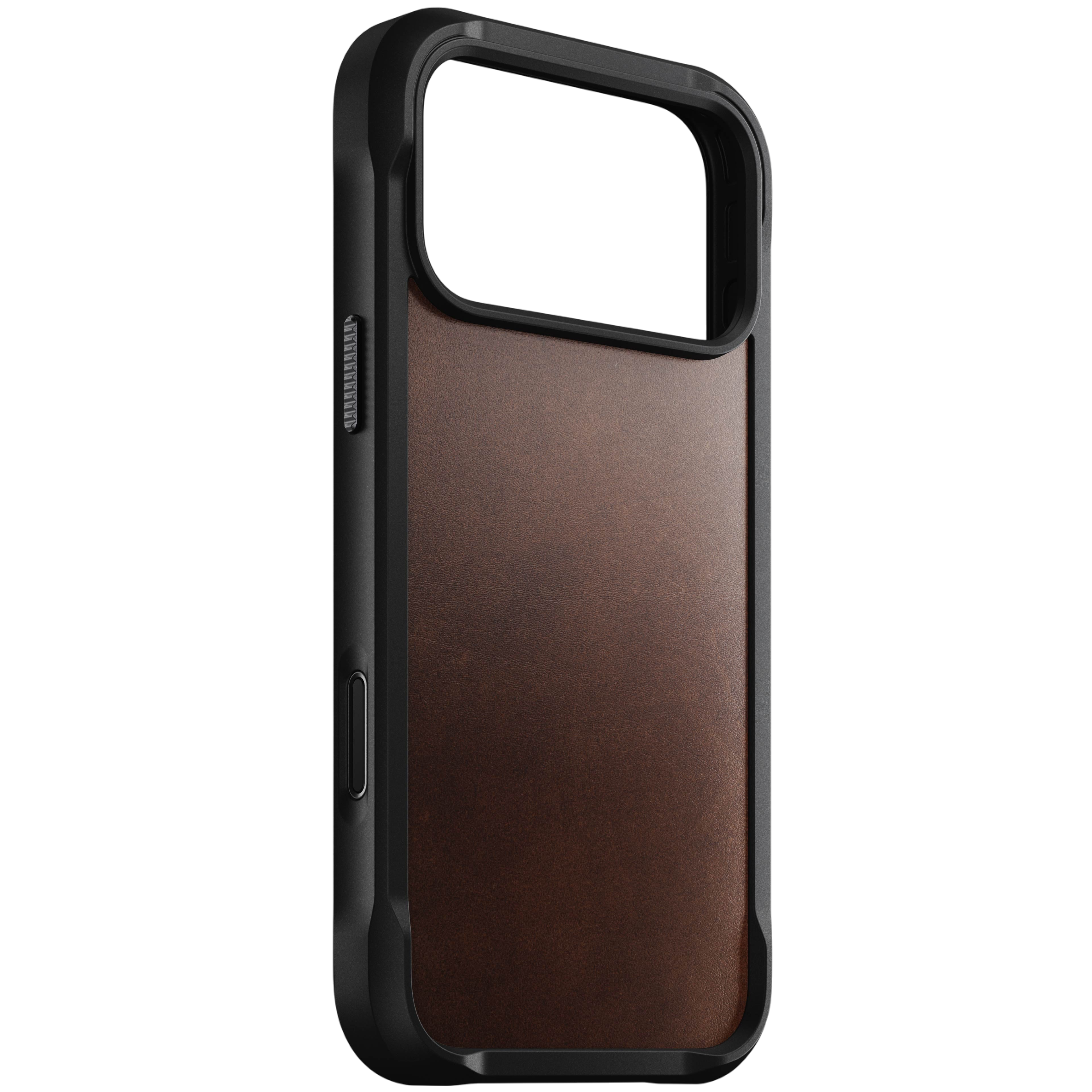 Nomad Rugged Leather Case for iPhone 17 Pro Max Horween)
