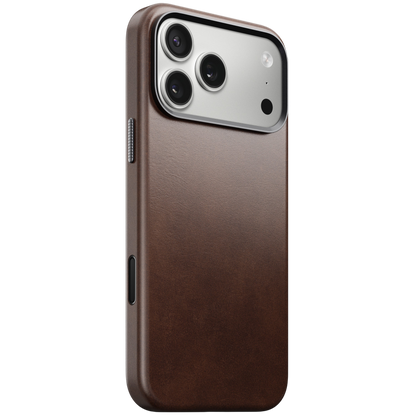 Nomad Traditional Leather Case for iPhone 17 Pro (Horween Leather)