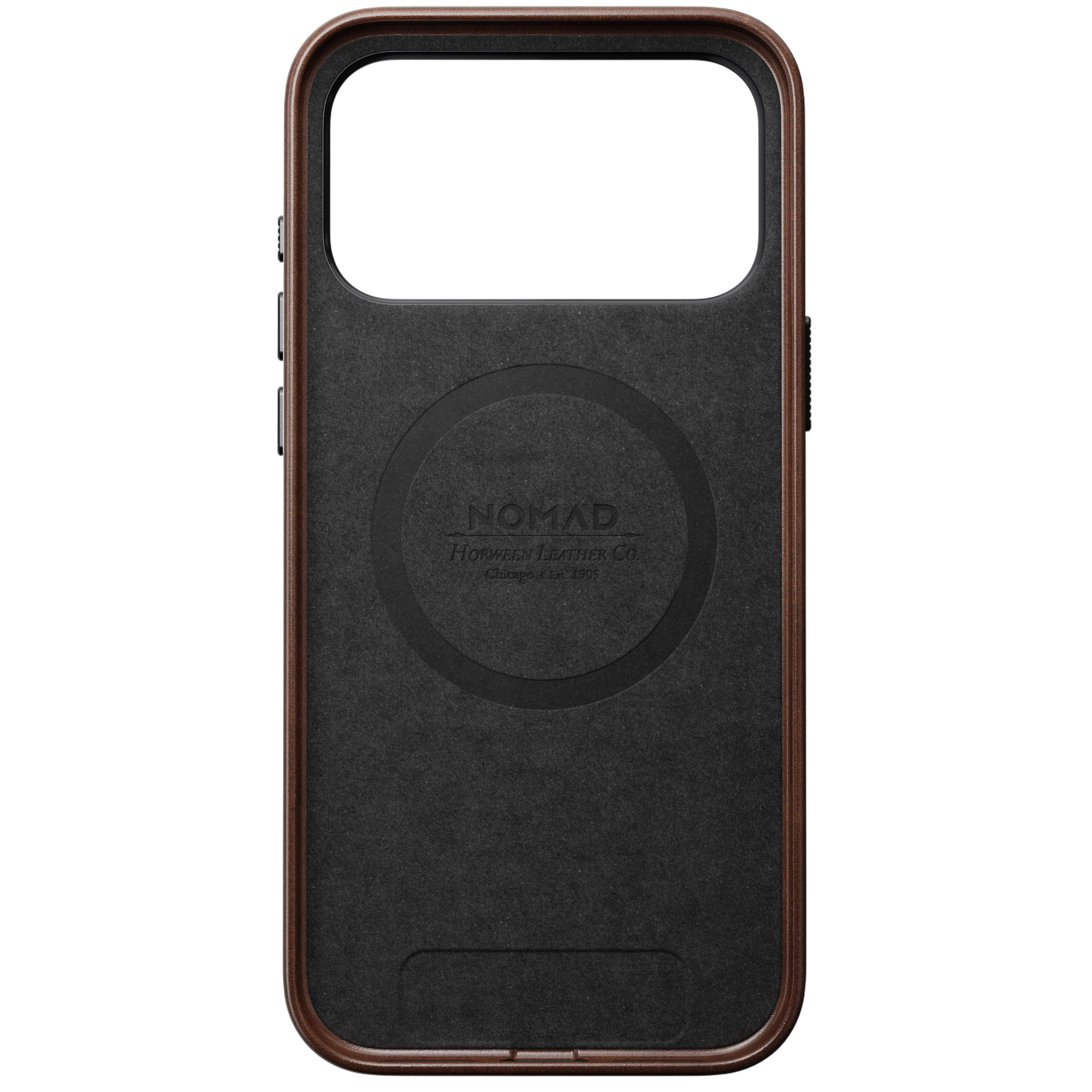 Nomad Traditional Leather Case for iPhone 17 Pro (Horween Leather) - Rustic Brown 