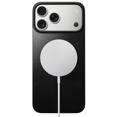 Nomad Mag Leather Back Case for iPhone 17 Pro Max - Black 