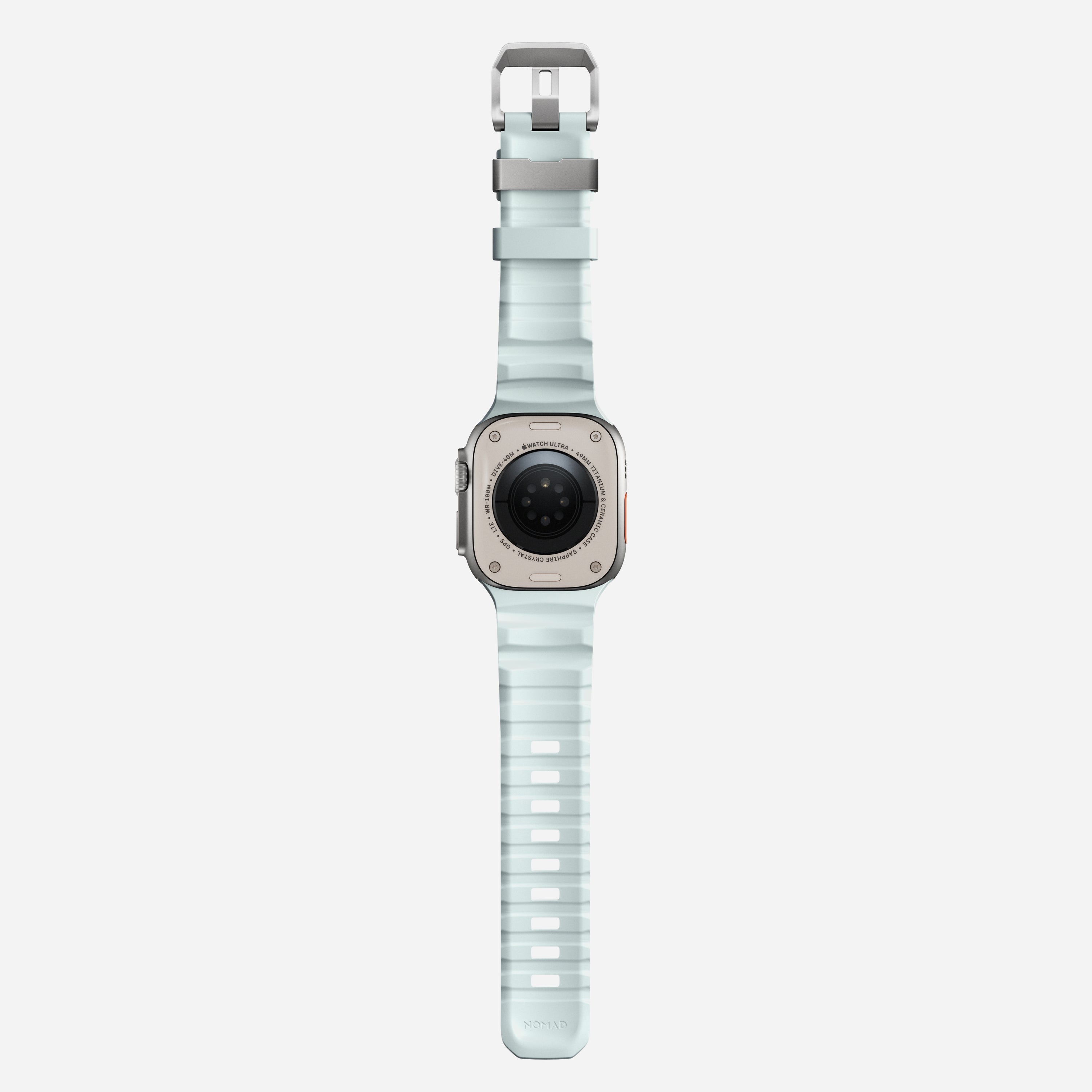 Nomad Rocky Point Band for Apple Watch 49mm / 46mm / 45mm - Icy Glow Blue (Special Edition)