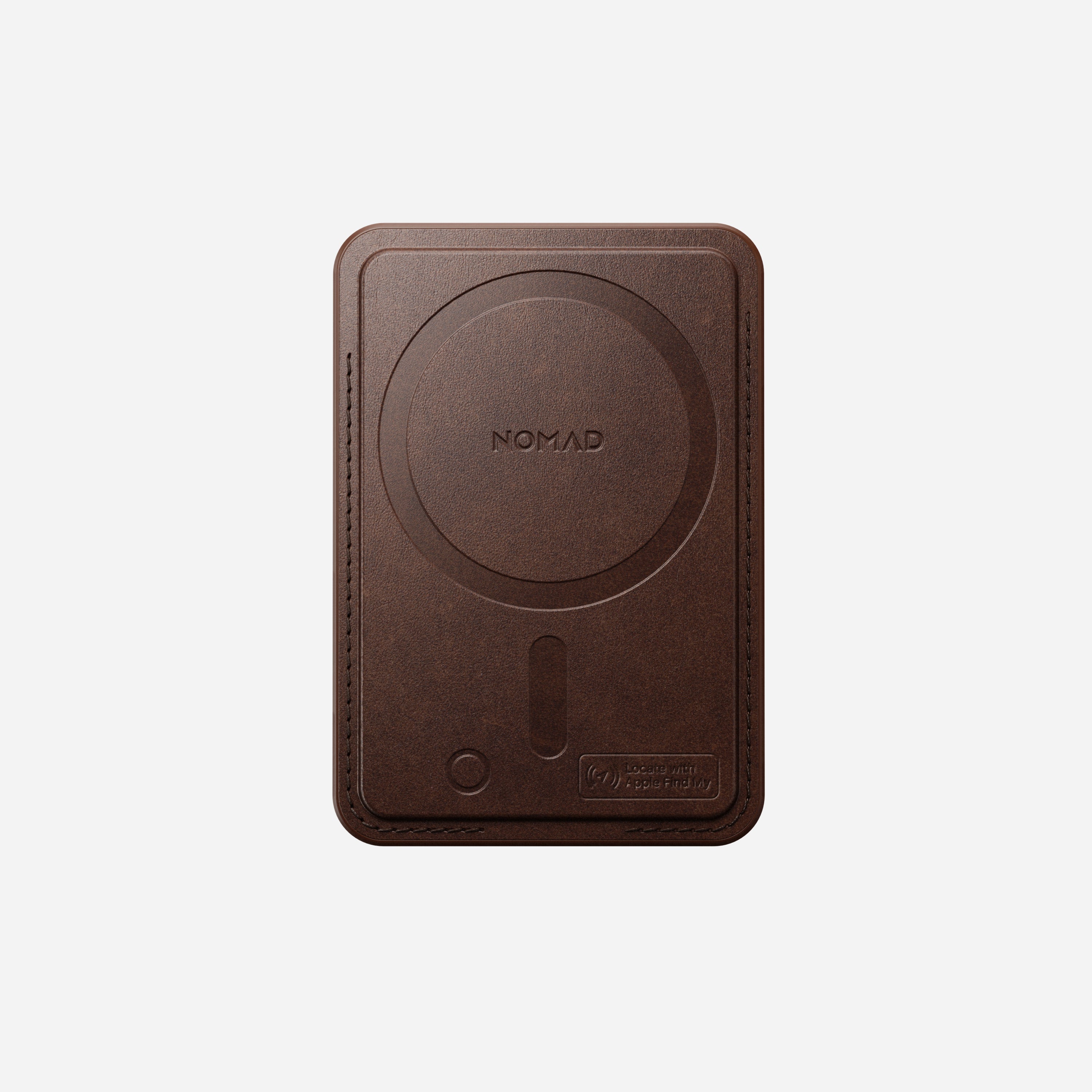 Nomad Leather Mag Wallet with Find My Tracking