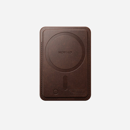 Nomad Leather Mag Wallet with Find My Tracking