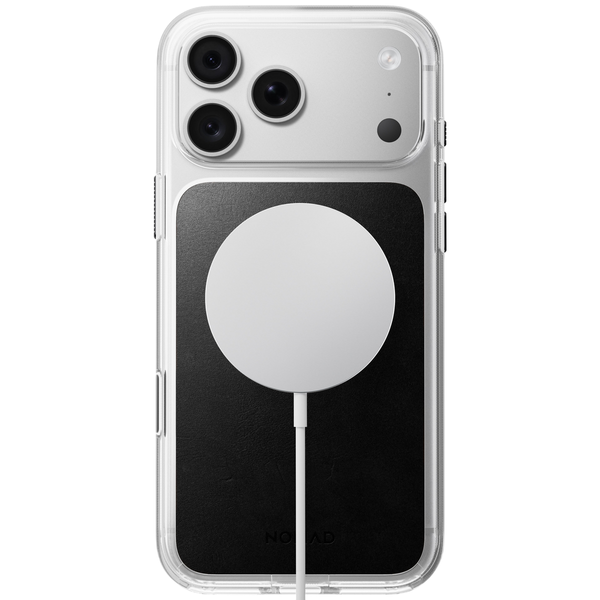 Nomad Clear Leather Case for iPhone 18 Pro Max - Black, view 2 