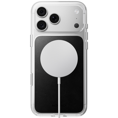 Nomad Clear Leather Case for iPhone 18 Pro Max - Black, view 2 