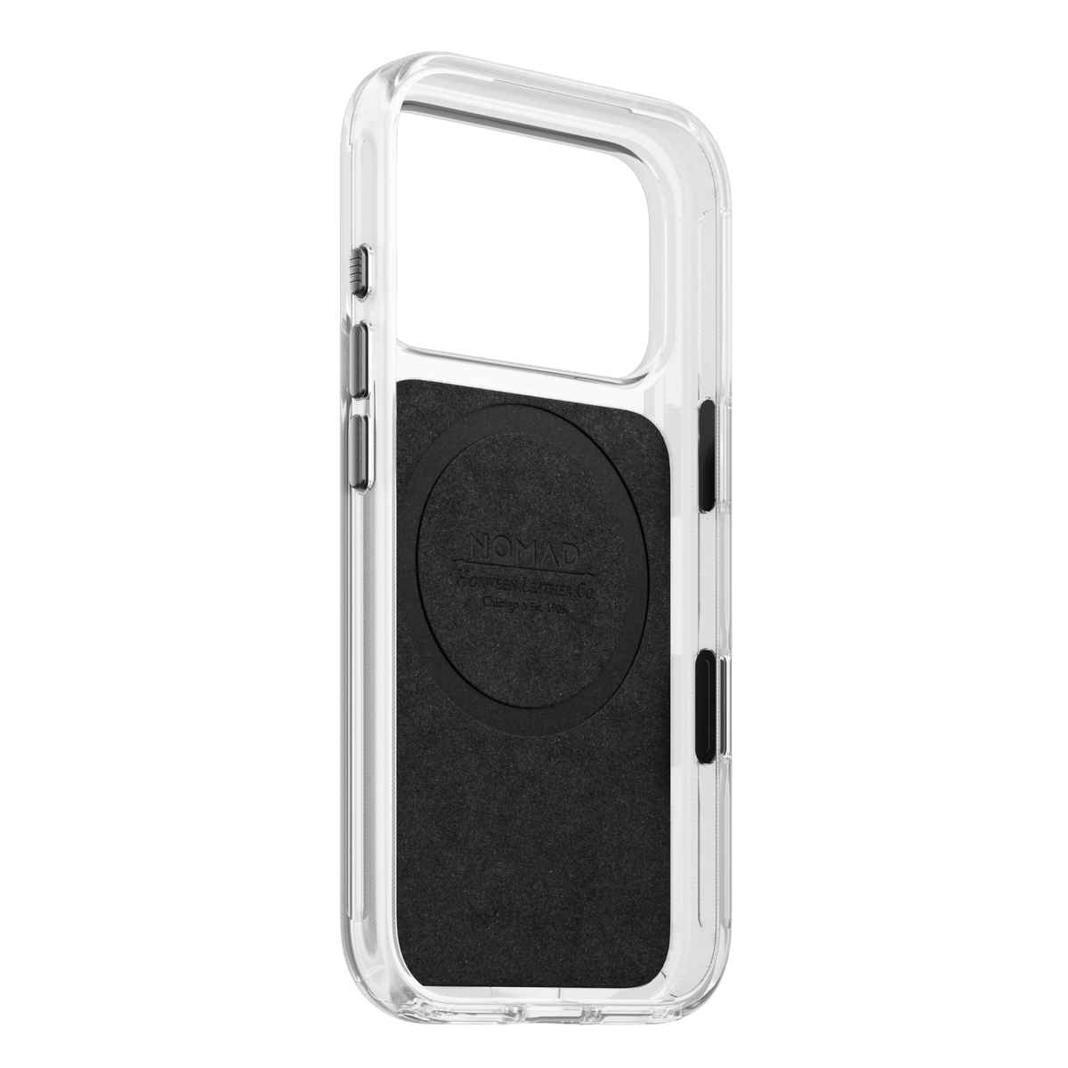 Nomad Clear Leather Case for iPhone 18 Pro - Rustic Brown, view 4 